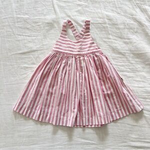 LACEY LANE | Striped Pinafore Dress | 2T